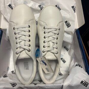 Drew Men"s Skate Orthotic Stretch Lacing Leather Sneaker